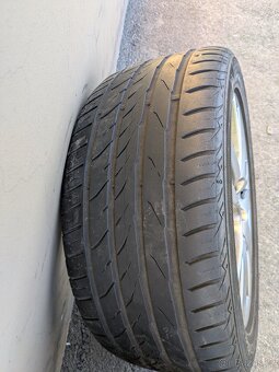 Sada alu kol Mercedes Benz s letními pneu 245/45/17 - 11