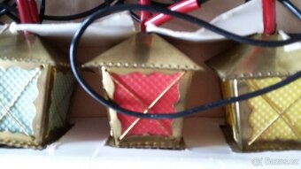 Staré vánoční lucerničky Světlušky Kovopodnik Topolčany - 11