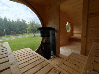 Venkovní Oválná sauna Panorama 5M - 11