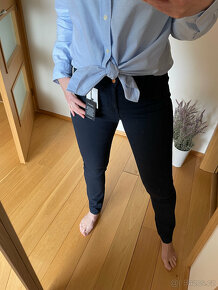 Nové tmavě modré skinny kalhoty Gant Kate W31 L34 - 11