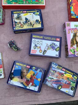 Hry: domino, brusle, magnetické stavebnice, merkur, Smolíček - 11