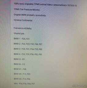 Alu sada orig. - BMW - 5/112 - 17”+ TPMS - 11