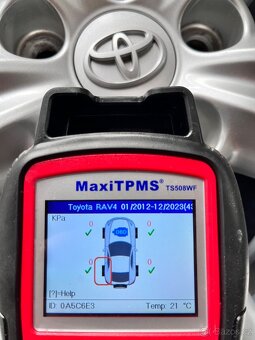 Toyota RAV4  - 4. Generace alu originál sada disku - ET45 - 11