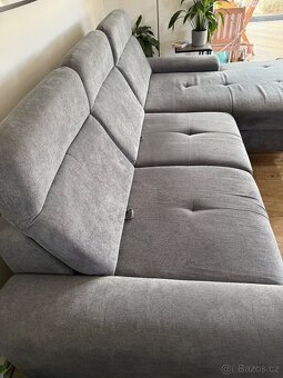 Rozkládací rohová sedací souprava - 11