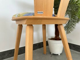 100ks Zánovní bukové židle KASON Restaurační Profi Gastro - 11
