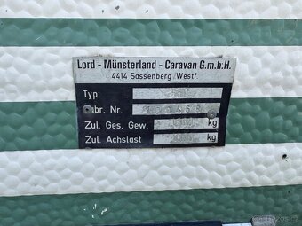 Velký dvounápravový karavan Lord Münsterland 550 bez TP - 11