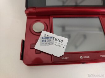 Nintendo 3DS Flare Red + homebrew hack a 64GB karta - 11