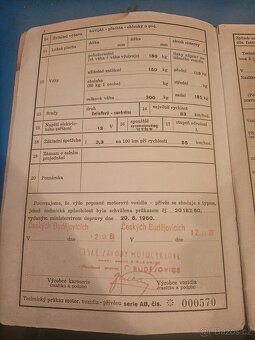 ČZ 175, 502, skůtr - prase s doklady - 11