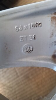Alu kola Škoda 15" 5x100 letní pneu 185/60 R15 6-7mm Fabia - 11