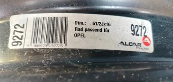 Disky na Opel/Chevrolet 5x105 ET38 6,5Jx16" 56,6 - 11