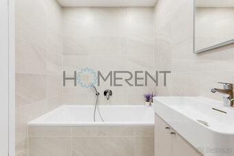 Pronájem moderně zařízeného bytu 2+kk (54,6 m²) s předzahrád - 11