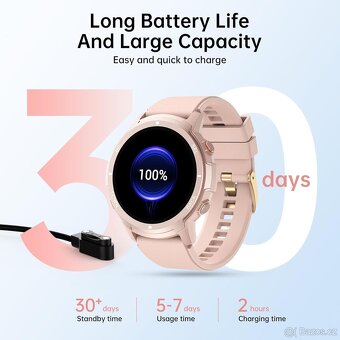 Chytré hodinky LLKBOHA S52 – 1,39" volání, IP68, v češtině - 11