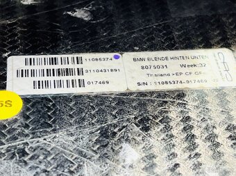 BMW M3 G80 zadní nárazník Carbon Diffusor ORIGINAL - 11