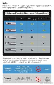 Hub adaptér USB C 3.0 PD HDMI 4K RJ45, univerzální. - 11