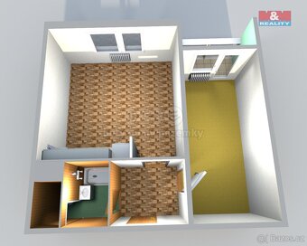 Podnájem bytu 1+1 s lodžií, 40 m², Česká Lípa, ul. Hradecká - 11