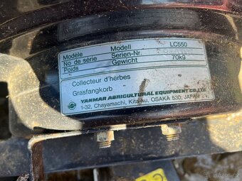 Yanmar sekačka,tříválec DIESEL,420MTH,na veliké plochy - 11