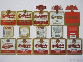 sbírka pivní etikety pivovar BUDVAR Č. Budějovice 1052ks - 11