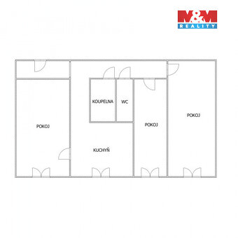 Prodej bytu 3+1, 67 m², České Budějovice, ul. V. Volfa - 11