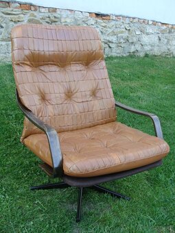 Kožené Vintage křeslo - 11