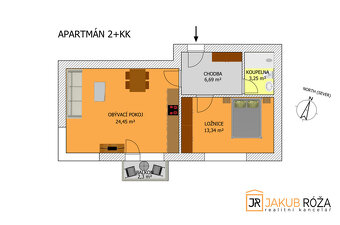 Prodej nového apartmánu 2+kk 50 m² Krkonoše - 11