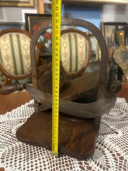 Starožitný ruční kráječ chleba / zeleniny - 11