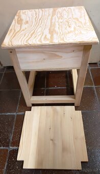 Stolička s úložným prostorem, - 11