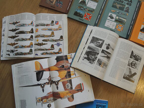 Plastikové modely, vojenská letadla, 9 knih - 11