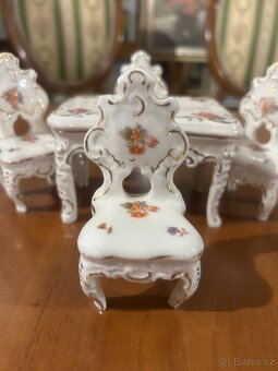 Sběratelský porcelánový miniatur set – ručně malovaný - 11