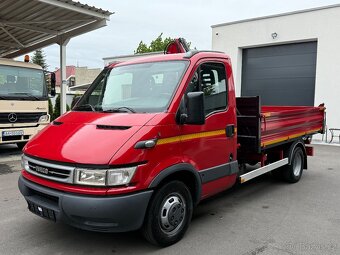 IVECO DAILY TŘÍSTRANNÝ SKLÁPĚČ + HYDRAULICKÁ RUKA do 3,5 - 11