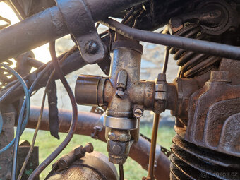 Předválečný belgický motocykl FN M67 B 500 OHV 1928 + papíry - 11