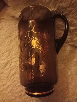 Staré sklo- karfa, misky, sklenice... - 11