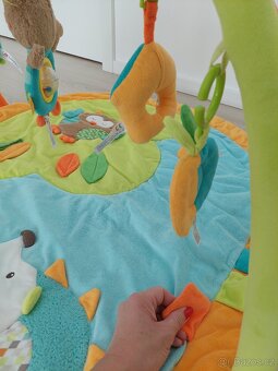 Baby Fehn krásná 3D aktivity deka Forest 0+ - 11