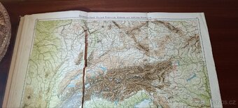 Atlas rok 1904 starožitný historický 170stran - 11