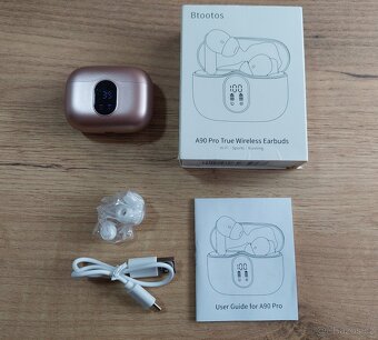 Bezdrátová sluchátka Btootos A90 Pro – Bluetooth 5.4, ENC - 11