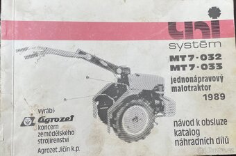 Prodám Jednonápravový malotraktor + příslušenství - 11