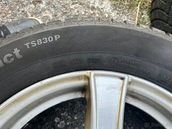 Alu kola Borbet R16 5x112 VW,Škoda + zimní pneu 215/60/16 - 11