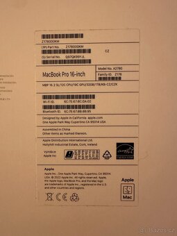 MacBook Pro 16" 2023, M2 Pro, 32GB/1TB - 11