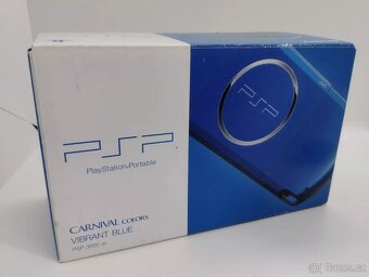 SONY PSP 3000 VZÁCNÁ MARINE BLUE včetně originál krabice - 11
