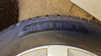 ALU wv 16" 205/55/16 zimní nové pneu - 11