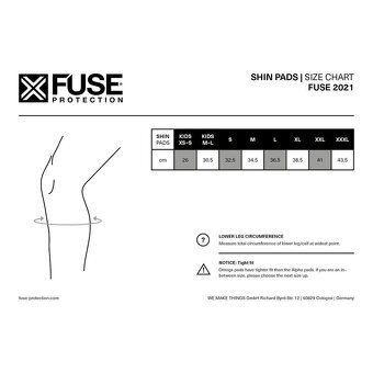 Chrániče na holeně FUSE vel. S - 11