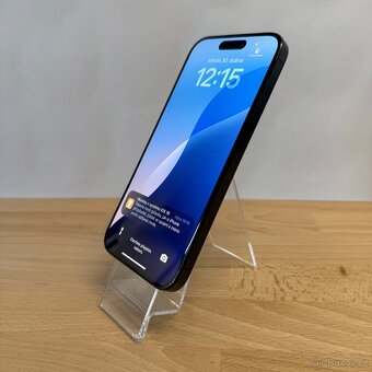 iPhone 15 Pro 128GB, 100% baterie, modrý, eSIM (rok záruka) - 11