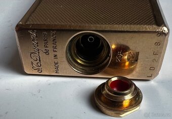 Plynový zapalovač S.T. DuPont pozlacený - 11