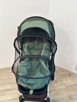 Cybex Priam 4.0 Chrome Black & Green Leaf - 11