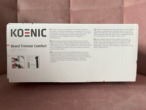 Bezdrátový zastřihávač vousů / vlasů KOENIC - 11
