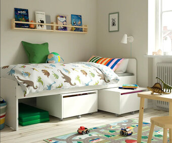 jako nový IKEA kvalitní rám postele 90x200cm - 11