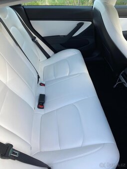 Tesla model 3 LR, záruka, autopilot, bílá kůže, 4x4 - 11