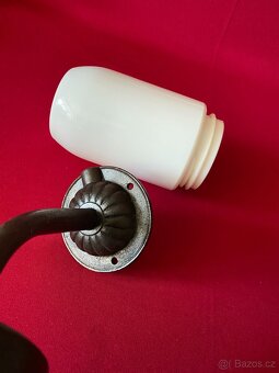 lampa starožitná litinová nástěnná lampa světlo lustr - 11