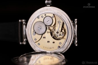 Starožitné švýcarské stříbrné hodinky OMEGA 1900 - 11