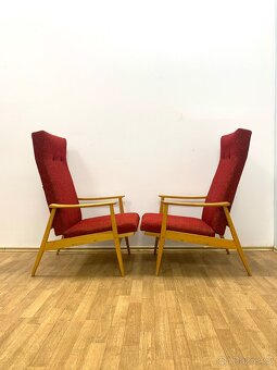 Retro kŕesla TON 60. léta polohovací - 11