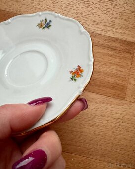 Nová porcelánová kávová souprava s cukřenkou - 11